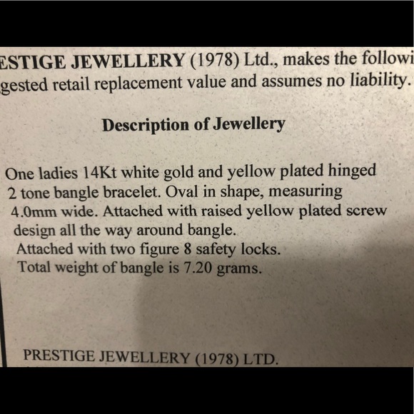 💯AUTHENTIC 14K SOLID GOLD BANGLE - Picture 5 of 5